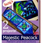 Faux Stained Glass and Crayon Batik
