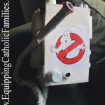as scary as it gets in our house: our own friendly Ghostbuster!