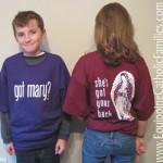Winners for got Mary? T-shirts!